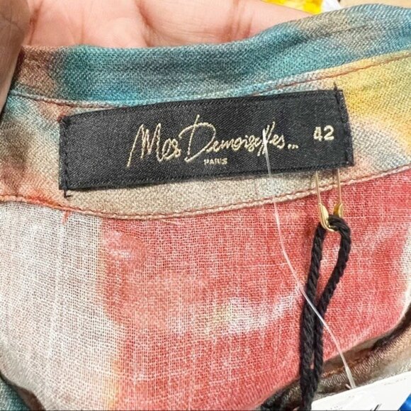 Mes Demoiselles Printed Cotton Motif Shirt - Size 10 - Picture 16 of 16